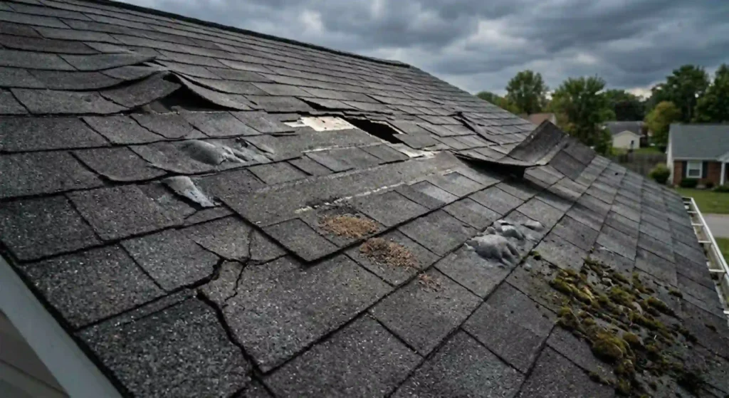 Asphalt Shingles Need Immediate Repair