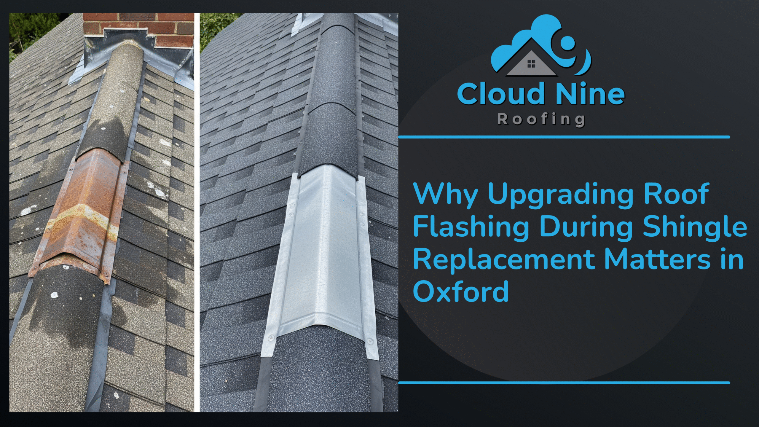Upgrading Roof Flashing During Shingle Replacement