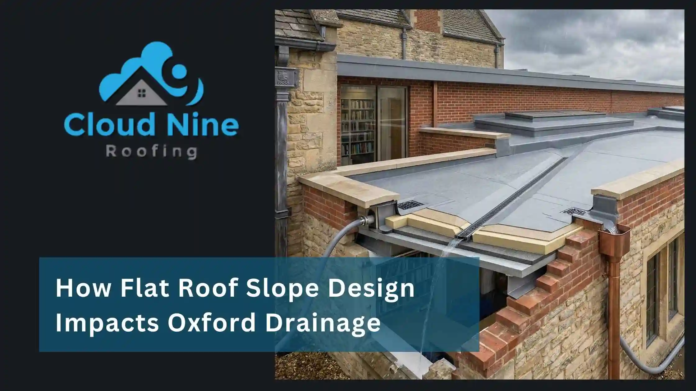 How Flat Roof Slope Design Impacts Oxford Drainage