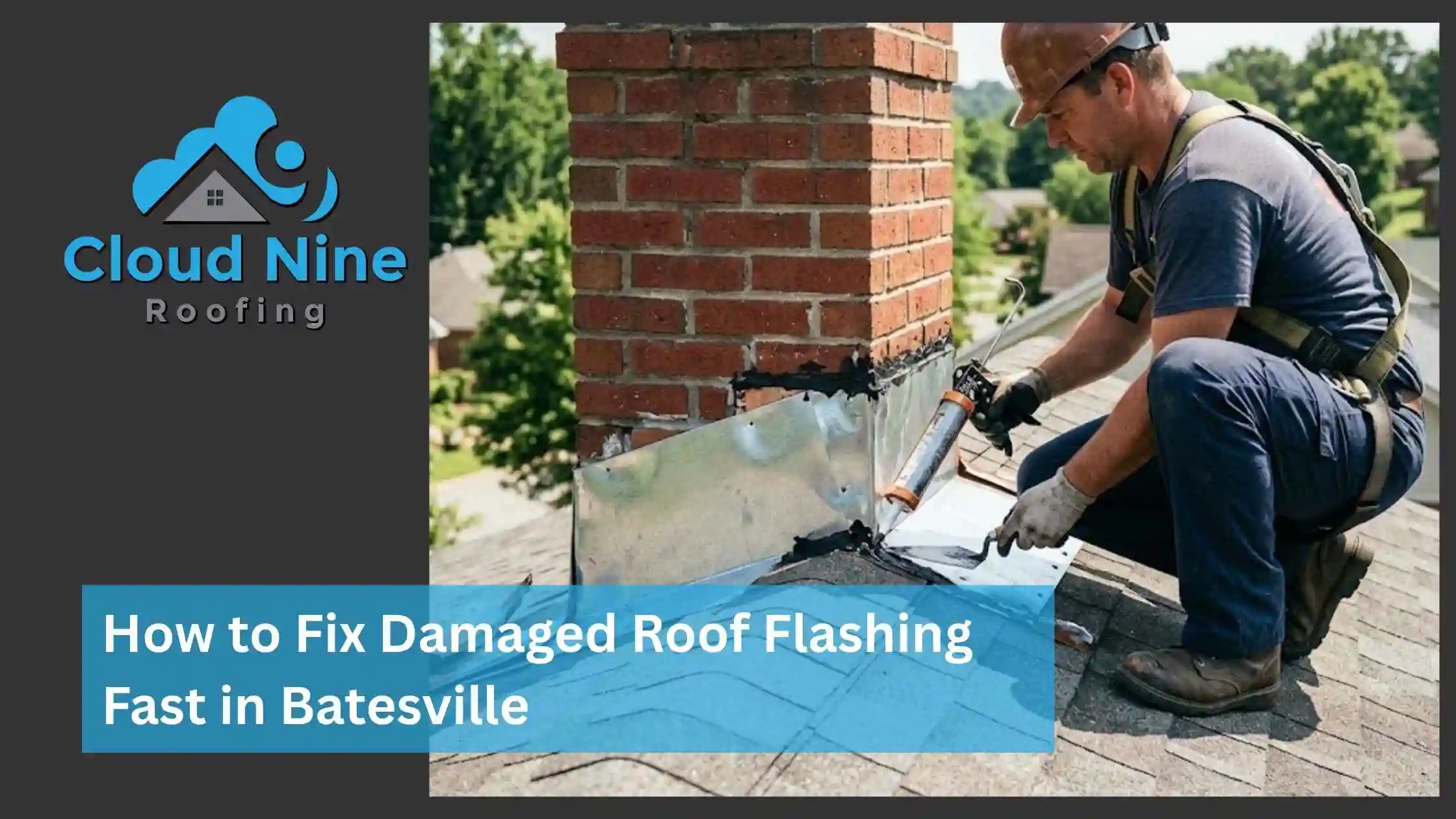 How to Fix Damaged Roof Flashing Fast in Batesville